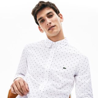 ラコステ(LACOSTE)の新品未使用★ラコステ★スリムフットコットンポプリンシャツ38(シャツ)