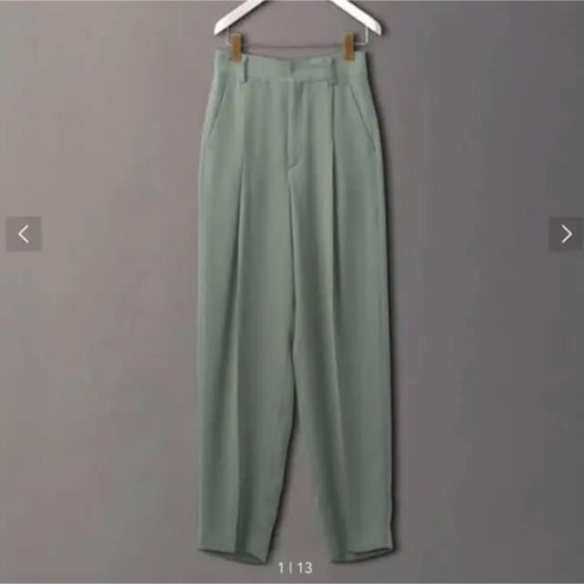 <6(ROKU)>GEORGETTE TUCK PANTS 2/パンツ