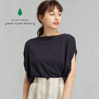 ユナイテッドアローズグリーンレーベルリラクシング(UNITED ARROWS green label relaxing)の【新品】 gleen label relaxingドルマン カットソー  (カットソー(半袖/袖なし))