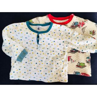 プチバトー(PETIT BATEAU)のパジャマ　プチバトー　2ans 86  ユニクロ　80(パジャマ)