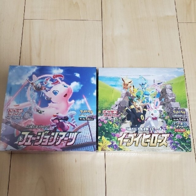 【新品・未開封】ポケモンカード　イーブイヒーローズ　1box