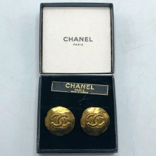 シャネル(CHANEL)のCHANEL シャネル ヴィンテージ イヤリング タグ 箱付(イヤリング)