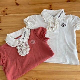 アクシーズファム(axes femme)のaxes femme kids  ガーリーなポロシャツ　サイズ110 2枚組(Tシャツ/カットソー)