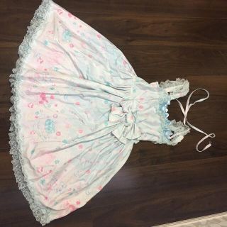 アンジェリックプリティー(Angelic Pretty)のジュエリージュレ　サックス　jsk(ひざ丈ワンピース)