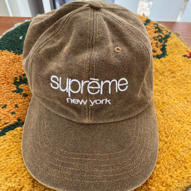 supreme 2-tone canvas 6-panel