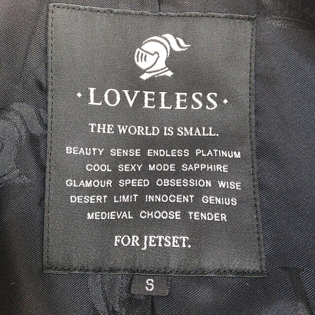 LOVELESS(ラブレス)の美品 ラブレス ロイヤルPコートダークネイビー ウール ドクロ ピーコート メンズのジャケット/アウター(ピーコート)の商品写真