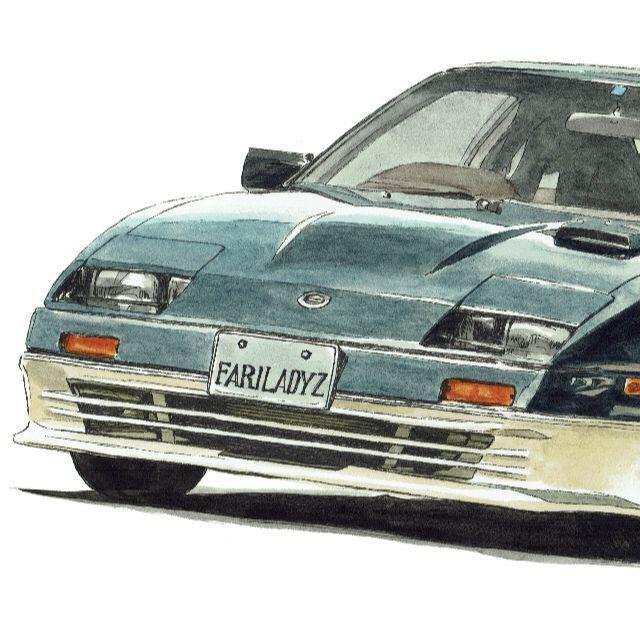 NC-761 240Z/300ZX Z31限定版画サイン額装作家平右ヱ門 6