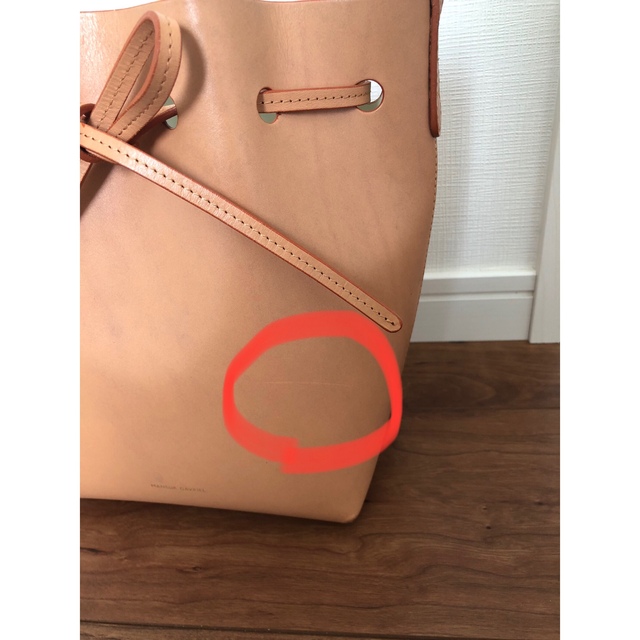 MANSUR GAVRIEL(マンサーガブリエル)の 値下げ‼️MANSUR GAVRIELミニバケット レディースのバッグ(ショルダーバッグ)の商品写真