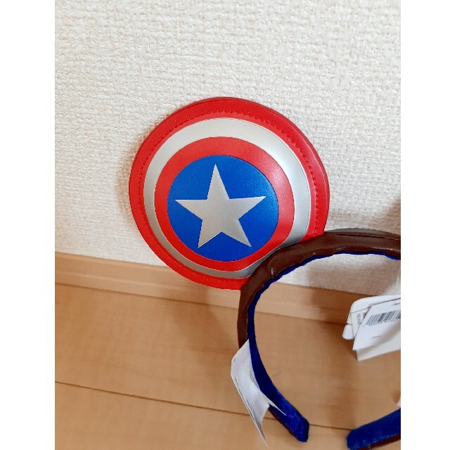 【海外ディズニー限定】 キャプテン・アメリカ カチューシャ Disney】MARVEL キャプテン・アメリカ カチューシャ | M in M
