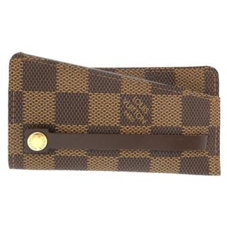 ルイヴィトン(LOUIS VUITTON)の美品 ルイ ヴィトン ダミエ クロシェットPM エベヌ N62661 キーケース LV 0003 【中古】 LOUIS VUITTON(キーケース)