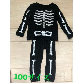 ベビーギャップ(babyGAP)のガイコツ  パジャマ　ハロウィン　100サイズ(パジャマ)