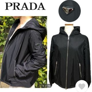 プラダ(PRADA)のお値引き！ほぼ新品！プラダ ナイロン アウター ウィンドブレーカー ジャンバー(ナイロンジャケット)