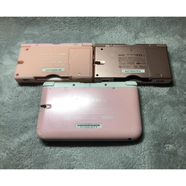 ニンテンドー3DS(ニンテンドー3DS)のNintendo 3DSLL DSLite ジャンク 3台セット エンタメ/ホビーのゲームソフト/ゲーム機本体(携帯用ゲーム機本体)の商品写真