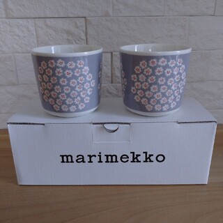 マリメッコ(marimekko)の新品未使用 marimekko ラテマグ プケッティ(グラス/カップ)