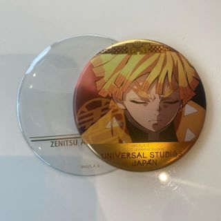 シュウエイシャ(集英社)の鬼滅の刃 USJ ユニバ 缶バッジ 我妻善逸(キャラクターグッズ)