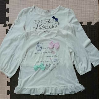 エニィファム(anyFAM)のお値下げ エニファム ロンT １３０ ２枚セット(Tシャツ/カットソー)