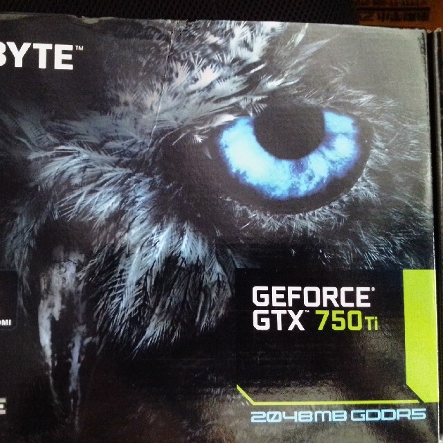 GeForce GTX 750 Ti　2 GB gddr 5