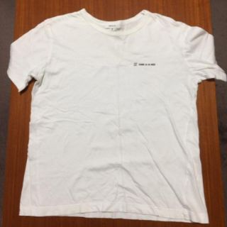 コムサイズム(COMME CA ISM)の【35】コムサ 白 Tシャツ M(Tシャツ(半袖/袖なし))