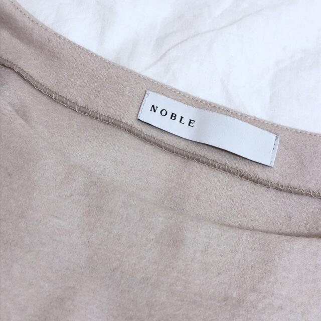 Noble(ノーブル)の【美品】NOBLE 上品シルエット♪ウォッシャブルウールプルオーバー ニット  レディースのトップス(ニット/セーター)の商品写真