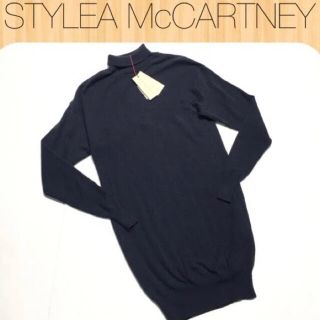 ステラマッカートニー(Stella McCartney)の新品　ステラ・マッカートニー　タートルニットロングワンピース S　RaKC56(ニット/セーター)