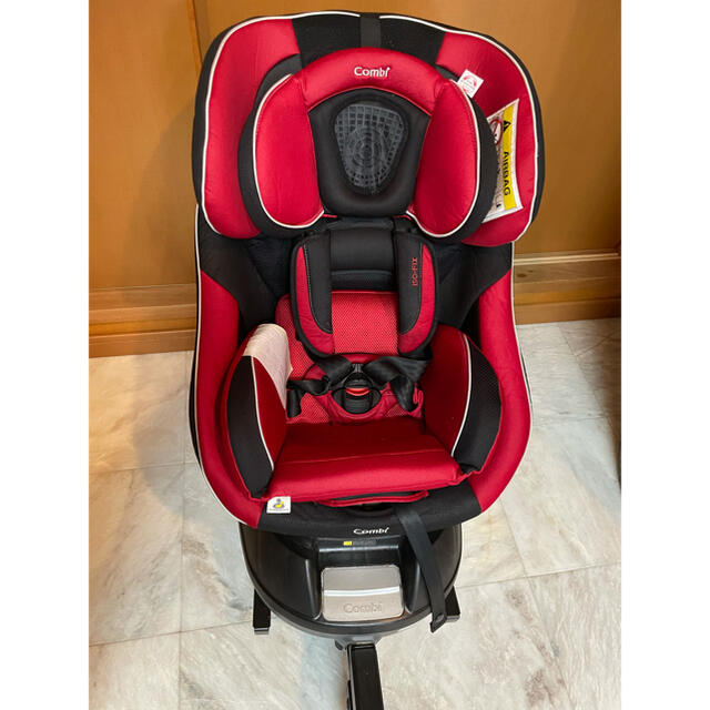 combi - Combi コンビ ネルーム ISOFIX エッグショック ND 赤の通販 by