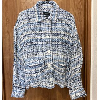 ザラ(ZARA)のZARA ツイードシャツジャケット(その他)