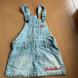 ベビードール(BABYDOLL)のサロペット デニム ジャンパースカート　90 95 100 ベビードール　ワンピ(ワンピース)