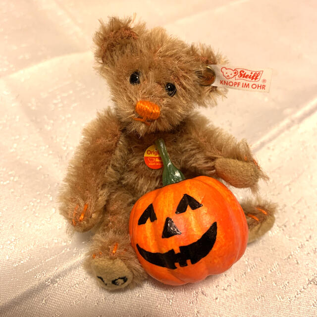 売り人気 シュタイフ テディベア カレンダーベア 10月 ハロウィン