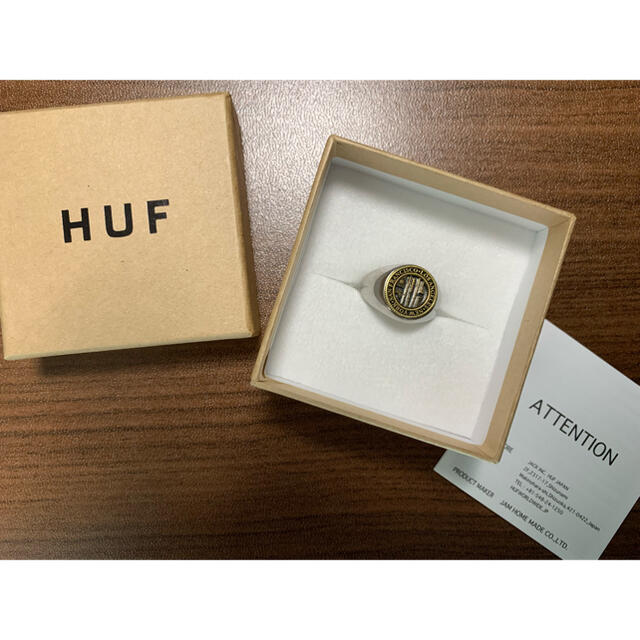 HUF(ハフ)の美品】HUF リング　 メンズのアクセサリー(リング(指輪))の商品写真