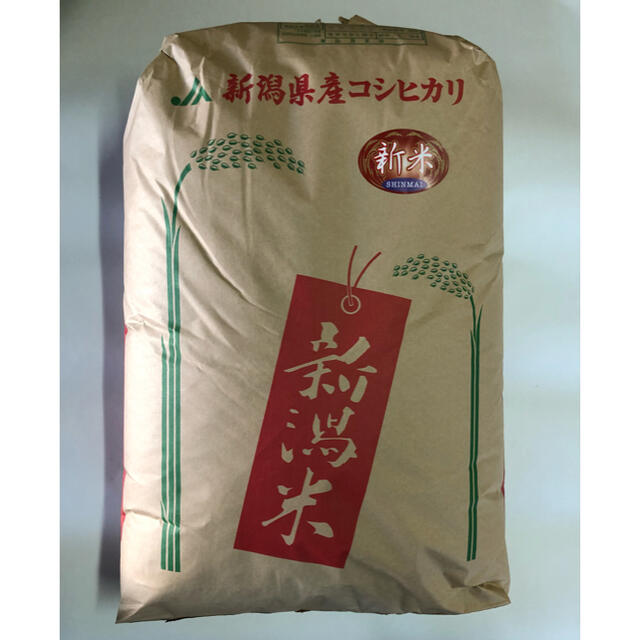 令和3年度　新潟県産コシヒカリ低温保存(玄米)30k　米/穀物
