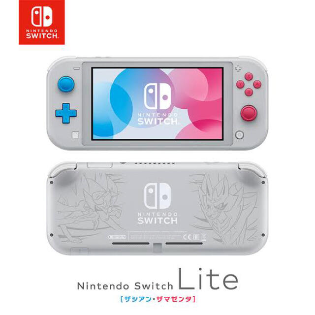 Nintendo Switch(ニンテンドースイッチ)のポケモンNintendo Switch Lite ザシアン・ザマゼンタ エンタメ/ホビーのゲームソフト/ゲーム機本体(携帯用ゲーム機本体)の商品写真