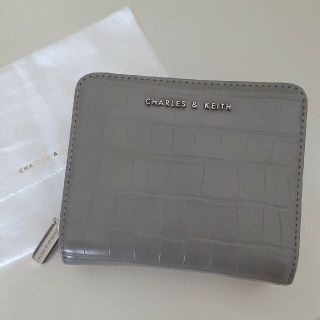 チャールズアンドキース(Charles and Keith)のチャールズアンドキース 財布 グレー(財布)