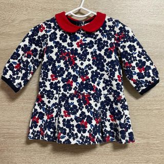 プチバトー(PETIT BATEAU)の【ぴーまん様専用2点セット】PETIT BATEAU  ワンピース　ロンパース(ワンピース)