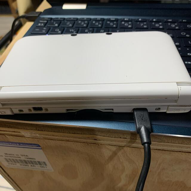 3DS LL 本体 ホワイト 偽トロ キャプチャー