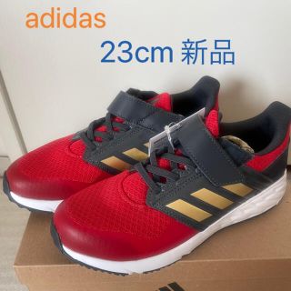 アディダス(adidas)のアディダス　スニーカー　23cm 新品　キッズ　運動靴(スニーカー)