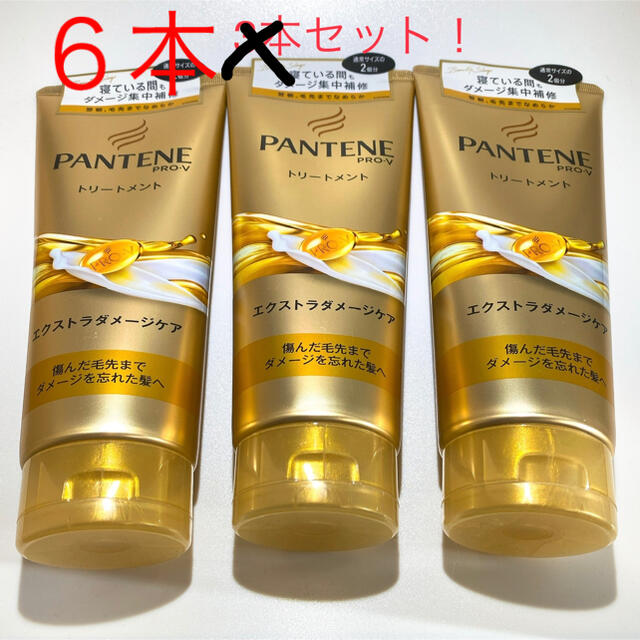 PANTENE(パンテーン)のパンテーン エクストラダメージケア補修トリートメント 300g 6本セット コスメ/美容のヘアケア/スタイリング(トリートメント)の商品写真