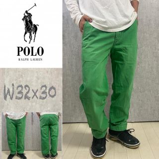 ポロラルフローレン(POLO RALPH LAUREN)のフォロワー様ポロラルフローレン　チノパン　グリーン　L 4586(チノパン)