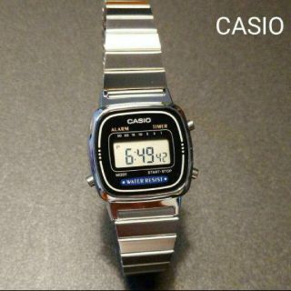 カシオ(CASIO)の【新品】CASIO カシオ　デジタル腕時計 　ステンレス チープカシオ　レディー(腕時計)