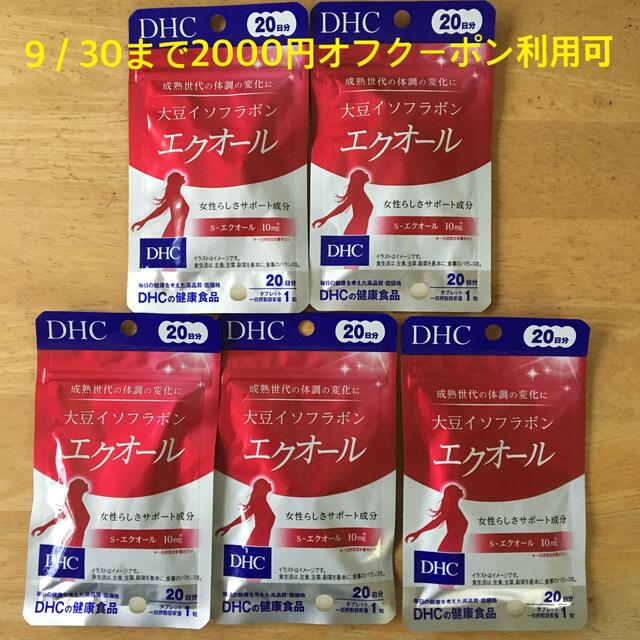 DHC エクオール 20日分 5袋 【驚きの価格が実現!】 www.gold-and-wood.com