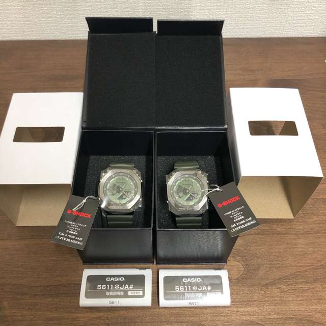 【2本セット】【新品未使用】 GM-2100B-3AJF G-SHOCK タグ付