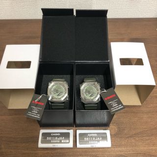 ジーショック(G-SHOCK)の【2本セット】【新品未使用】 GM-2100B-3AJF G-SHOCK タグ付(腕時計(デジタル))