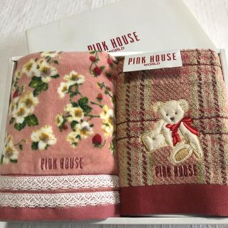 ピンクハウス(PINK HOUSE)のP IＮＫHOUSE  ピンクハウス　フェイス　　タオルウォッシュタオルセット(タオル/バス用品)