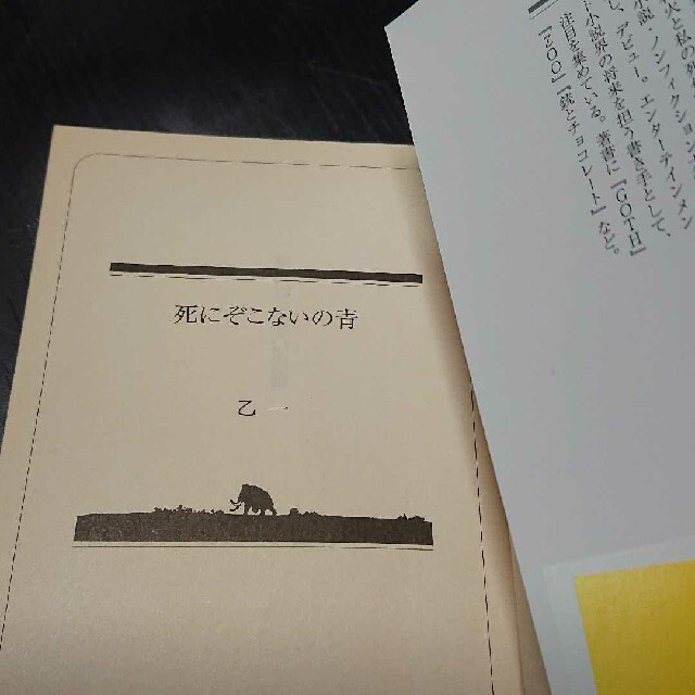 死にぞこないの青 エンタメ/ホビーの本(文学/小説)の商品写真