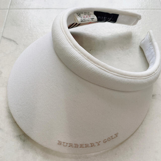 BURBERRY(バーバリー)のBurberry バーバリー　サンバイザー　ゴルフ レディースの帽子(キャップ)の商品写真