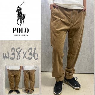 ポロラルフローレン(POLO RALPH LAUREN)のポロラルフローレン　コーデュロイ  パンツ　ブラウン　2XL 4587(チノパン)