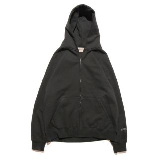 ジップアップパーカー FEAR OF GOD essentials ブラック M