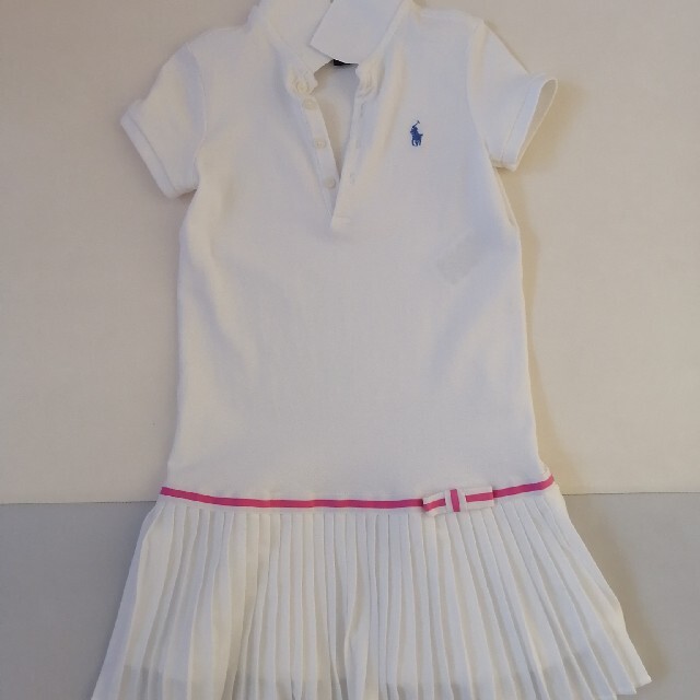 Ralph Lauren(ラルフローレン)の【Ralph Lauren】半袖ワンピース キッズ/ベビー/マタニティのキッズ服女の子用(90cm~)(ワンピース)の商品写真