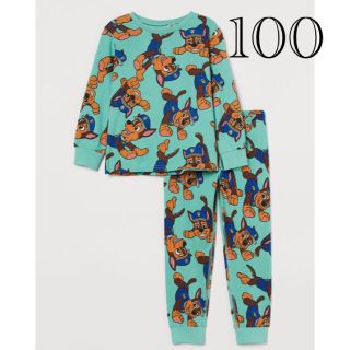 エイチアンドエム(H&M)の《最新作》新品未開封　パウパトロール　パジャマ　長袖　100/105(パジャマ)