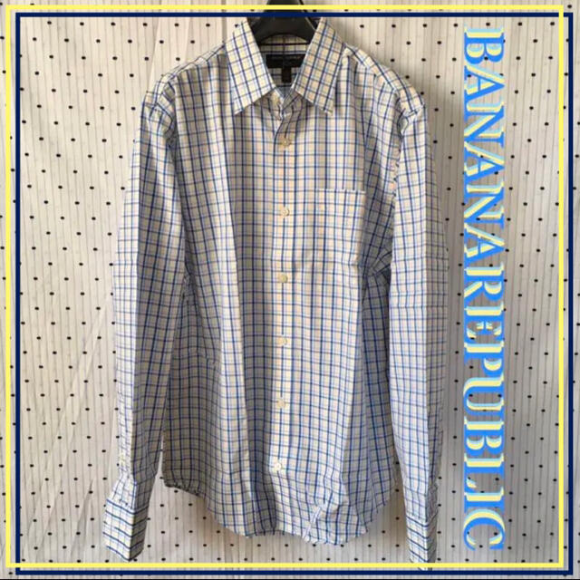 Banana Republic(バナナリパブリック)のBANANAREPUBLICバナナリパブリック限定チェックシャツ14-141/2 メンズのトップス(シャツ)の商品写真