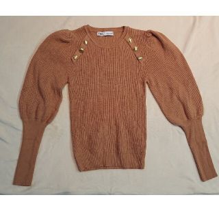 ザラ(ZARA)のまあこ様専用！ZARA パワースリーブニット(ニット/セーター)